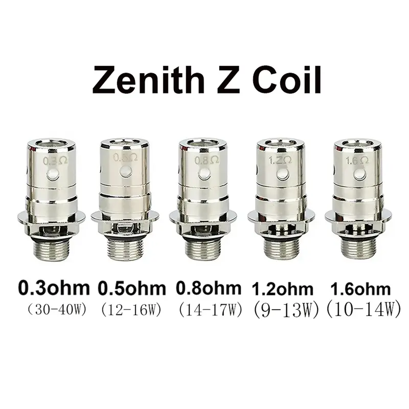 AosVape-bobinas Innok Z, bobina de malla Zenith de 0,3 ohm, 0,5 ohm, 0,8/1,6/1,2 ohm, para Zentih D22/Zenith Pro/Zlide Tank/kroma-z Kit