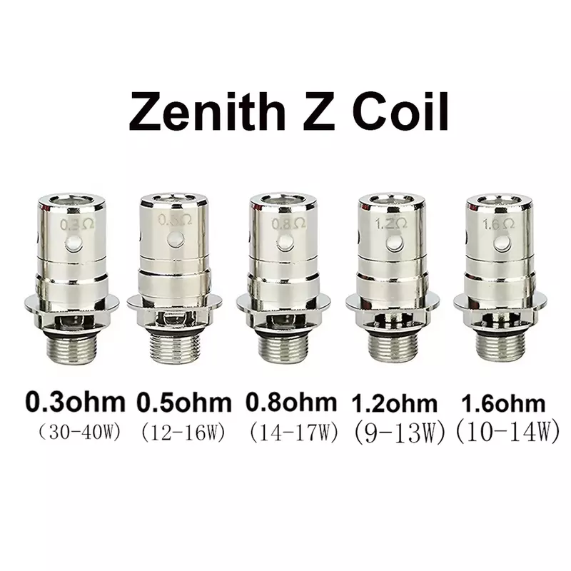 AosVape Innok Z kumparan 0.3ohm 0.5ohm 0.8/1.6/1.2ohm Zenith Mesh Coil untuk zenih D22/Zenith Pro/Zlide Tank/Kroma-Z Kit