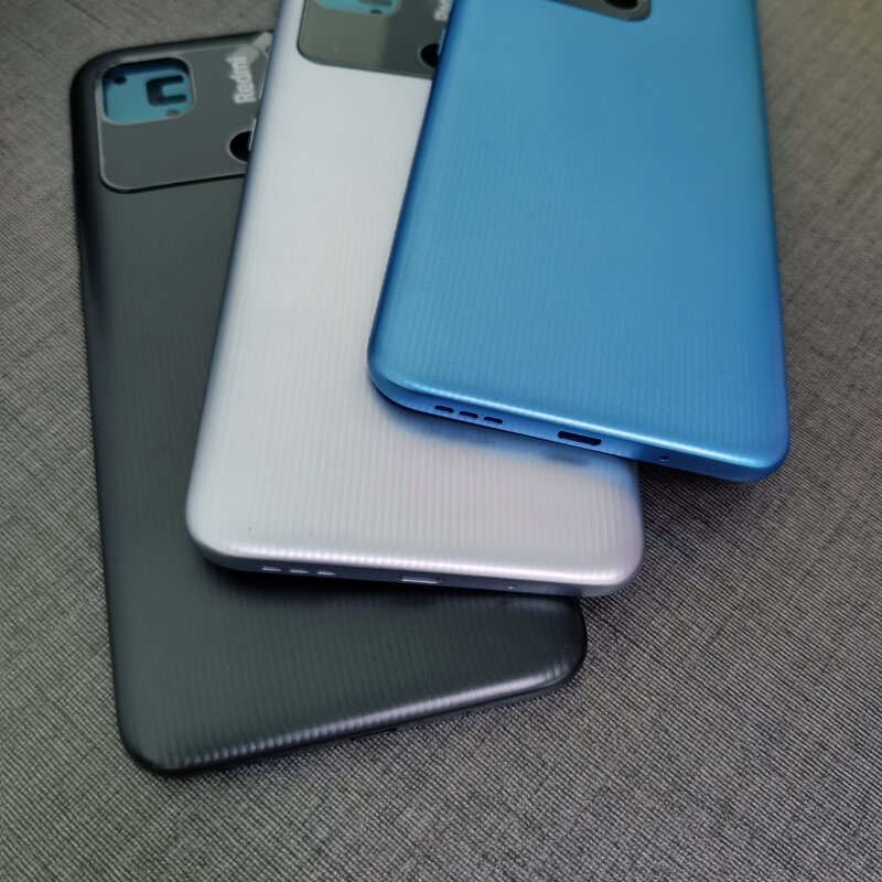 Für Xiaomi Redmi 10A Zurück Batterie Abdeckung Hinten Tür Gehäuse Abdeckung Ersatz für Redmi 10A 10a Telefon Fall + Adhesive aufkleber