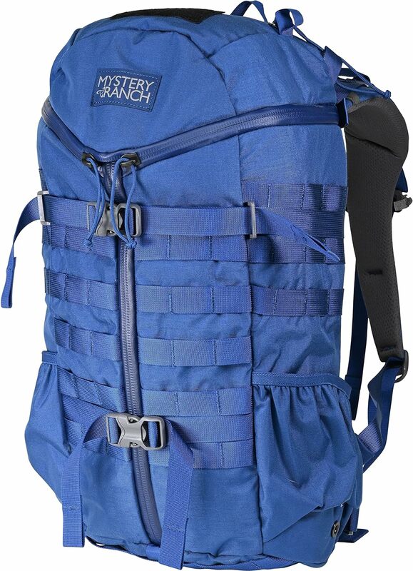 Mystery Ranch 2 Day Tactical Backpack, Molle Caminhada Packs, 27L, Pequeno, Médio, Indigo, Pacote