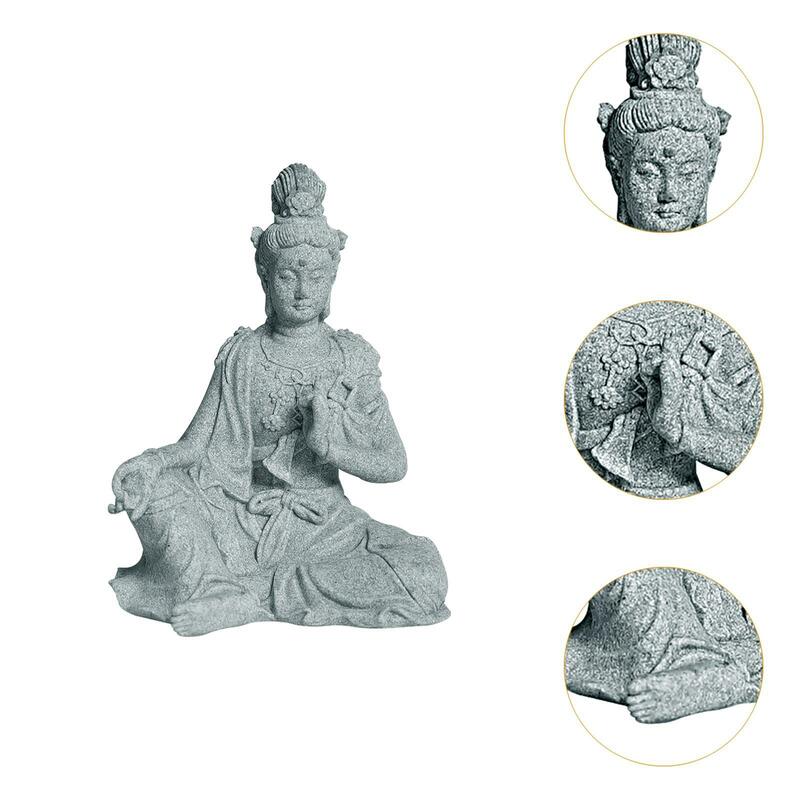 Statue de Guanyin pour la décoration intérieure, figurine de bouddha, œuvre d'art, cadeau d'anniversaire, collection