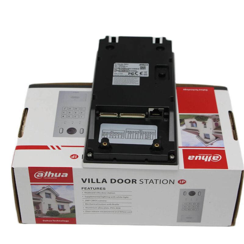 Dahua VTO3221E-P IP Villa stasiun pintu pelat paduan Aluminium, IK08, IP55 Video interkom