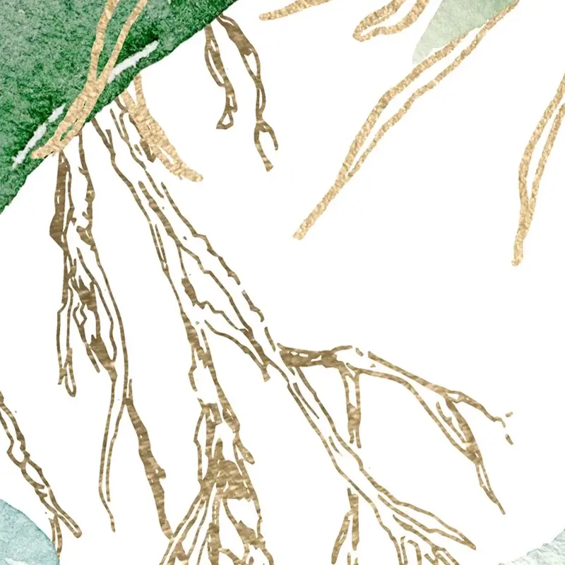 Фотообои Современные ручная роспись тропические растения листья цветы и птицы фрески гостиная спальня Водонепроницаемая настенная живопись