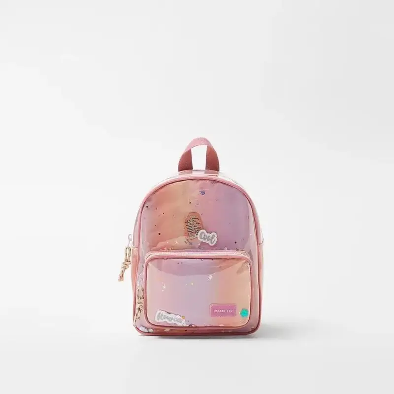 กระเป๋าเป้สะพายหลัง2024ใหม่สำหรับเด็กอนุบาลและนักเรียนไปโรงเรียนผ้าใบปักลายการ์ตูนไดโนเสาร์