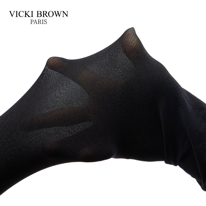 VICKI BROWN Summer Ice Silk copertura del braccio elastico guida manica Anti-scottatura UV manicotti solari donna uomo ciclismo guanti senza dita