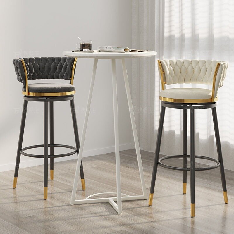 Металлические барные стулья для кофе, современный отдых, Винтажный дизайн, барный стул, скандинавские бистро-балки, мебель для ресторана