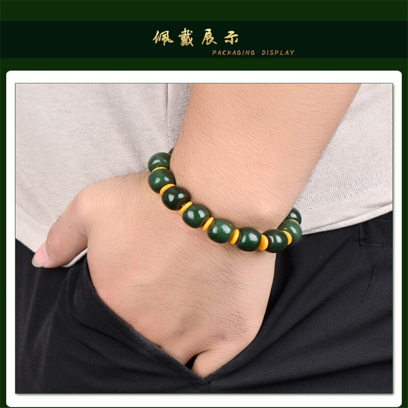Hot Selling Natural Hand Hetian Cyan Jade Passepartout Bracelet Fashion Jewelry Accessories Men Women Luck Gifts1