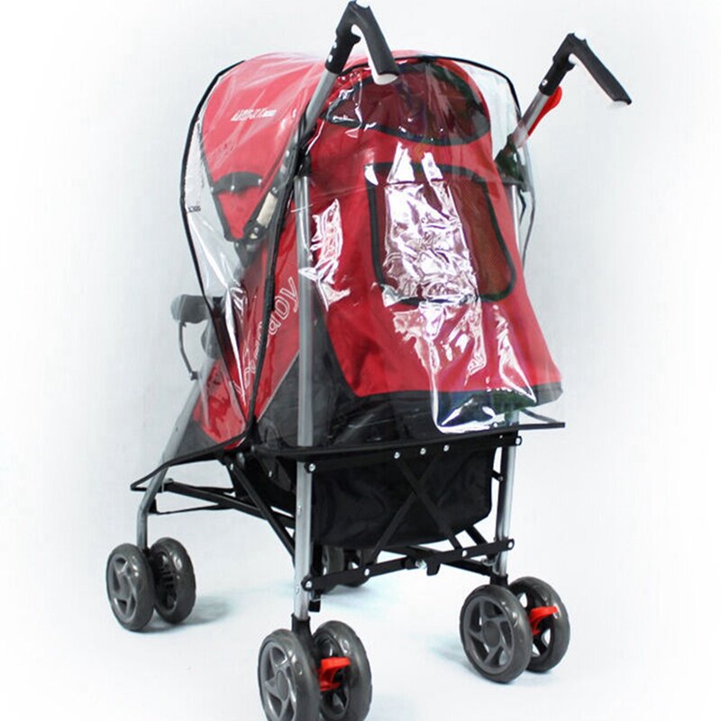Universal Baby Stroller Raincover, novo, Pushchair, Pram Buggy, Capa De Chuva Transparente