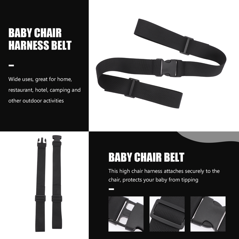 Baby Chair Harness Safety Belt for High Feeding Toddler Airplane Travel Essentials Straps Toddlers
