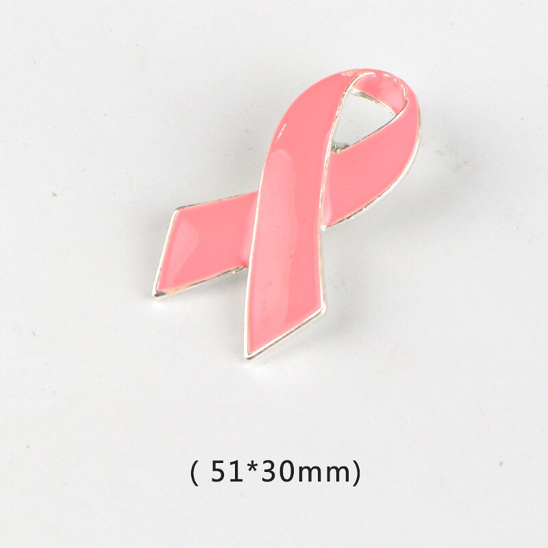 Женская Брошь в виде ленты для профилактики рака груди и профилактики болезненных заболеваний