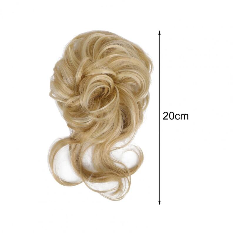 Парик для волос с высокой эластичной резинкой, легкий уход, противоскользящий дышащий наряд, естественный внешний вид, термостойкий шиньон, парик для женских волос