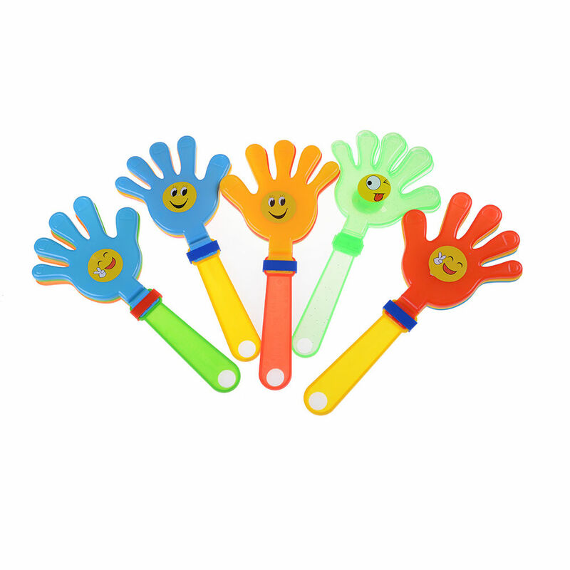 ปรบมือของเด็ก1ชิ้นปรบมือของคุณมือเล็กๆปรบมือสำหรับคอนเสิร์ตปาร์ตี้อุปกรณ์ประกอบฉากของเทศกาลการสุ่มสี