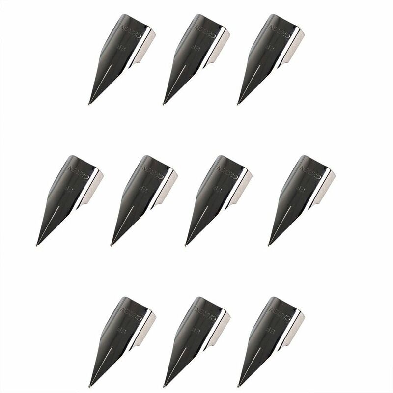 Replaceable 10PCS Stationary Student School 0.38mm Writting Tools Fountain Pen Nibs Pen Accessories Pen Tip Replacements