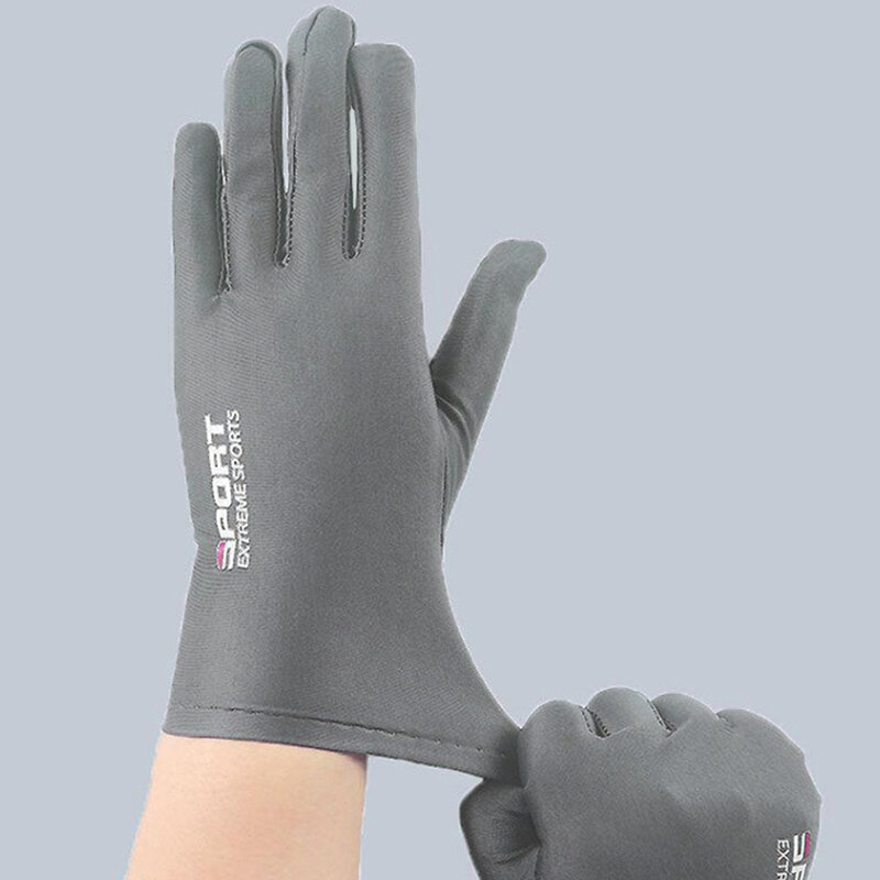 Летние мужские перчатки из вискозы, солнцезащитные перчатки для вождения, рыболовные перчатки, дышащие перчатки для велоспорта, пешего туризма, перчатки с закрытыми пальцами