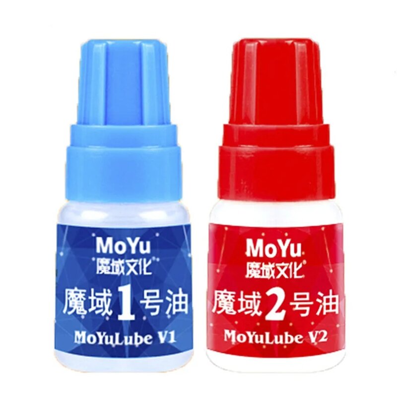 Moyu/Qiyi-lubricante de cubo mágico, aceite lubricante, varios soportes