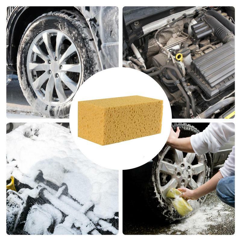車の洗浄スポンジ,柔らかいスポンジ,大きなハニカム,厚いスポンジ,用品の洗浄ツール,車の付属品