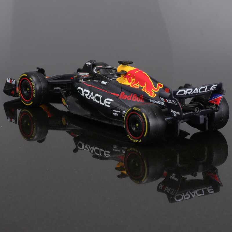 Bburago-Voiture de course Red Bull en alliage moulé sous pression, modèle F1 1:43, version régulière, RB19 #1, Verstappen #11, Perez, jouet de formule, 2023
