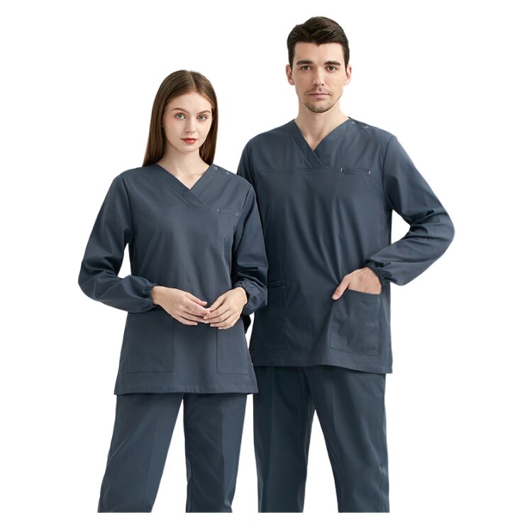Op Maat Gemaakte Mannen Vrouwen Chirurgische Pakken Mannen Pakken Medische Scrub Pak Medische Scrub Uniform Voor Man