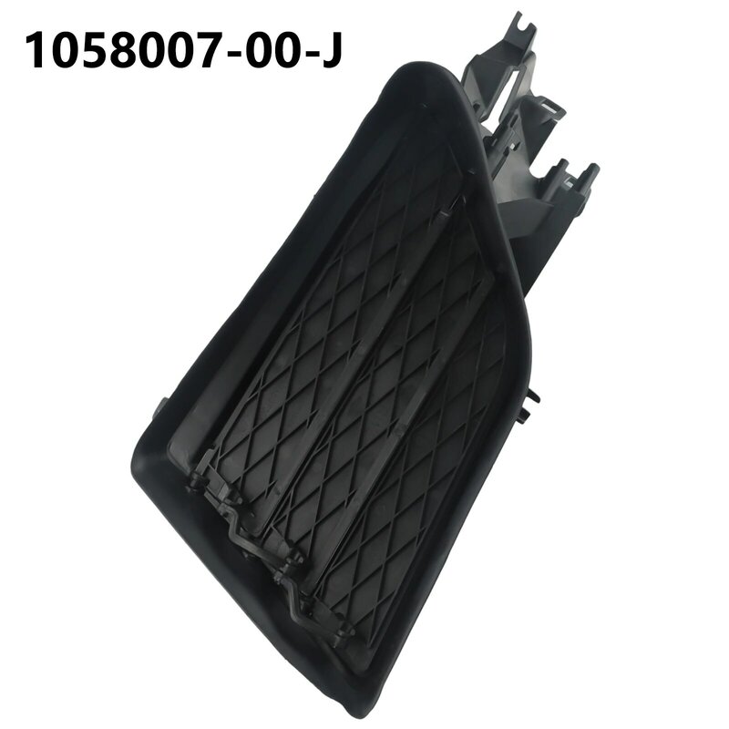 Reemplazo directo de parrilla activa, Accesorios Negros para Tesla modelo S, parrilla activa delantera de plástico derecha 1058007-00-J