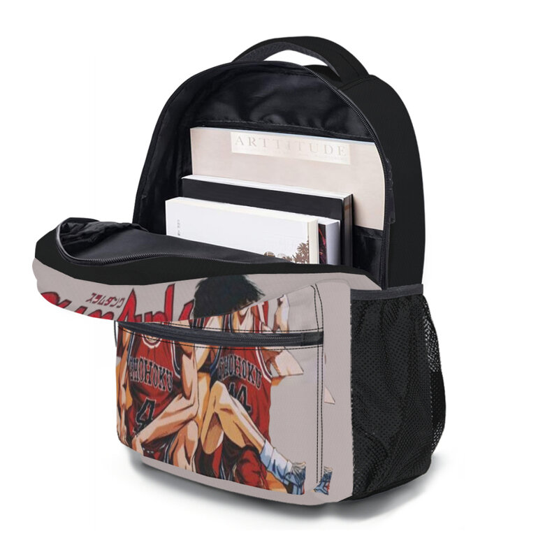 Новинка, модная детская школьная сумка Slam dunkшаблон, легкий рюкзак с милым принтом