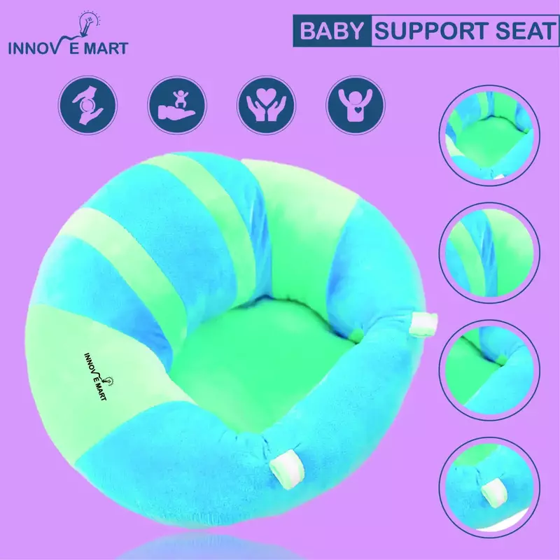 Baby Support Seat Sofa Plush Soft Animal Shaped Baby Learning To Sit Chair Keep Sitting Posture Comfortable Infant Sitting Chair