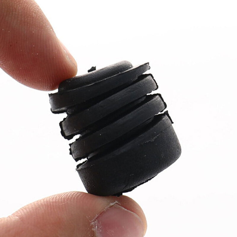 Tope de goma para capó de coche, 5 piezas, se aplica al capó, negro, arandela de goma