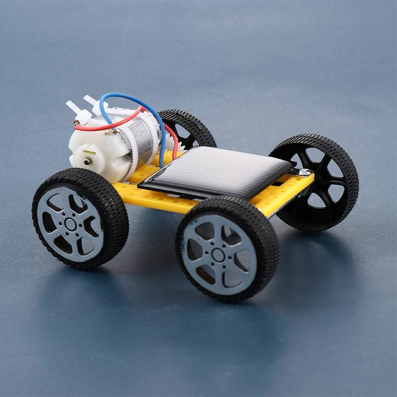 Divertenti esperimenti scientifici giocattoli educativi giocattoli per auto solari energia solare Kit Robot per auto giocattolo a energia solare Set assemblato fai da te