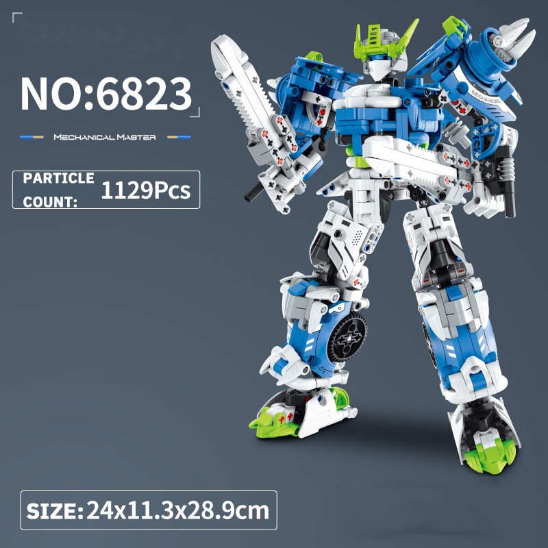 1000 + шт., Детский конструктор «робот-трансформер»