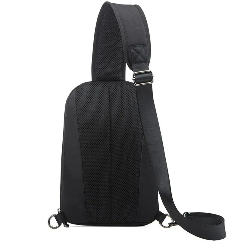 Men Fashion Chest Bag Casual Waterproof Messenger Bag Business Multifunctional Chest Bag Casual One Shoulder Crossbody Bag