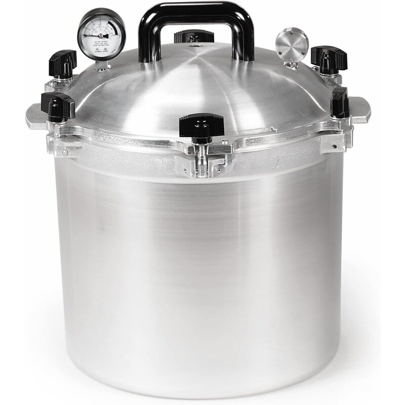 21.5qt Pressure Cooker/Canner (The 921) - Exclusive Metal-to-Metal Sealing System - Easy to Open