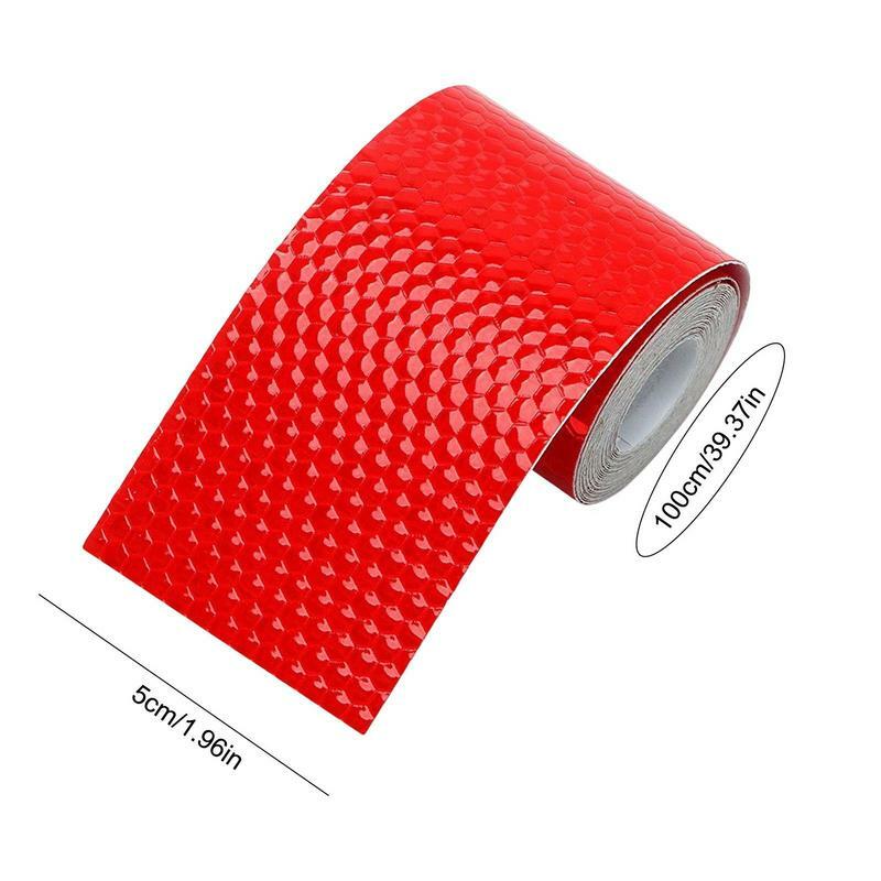 Waterproof Car Reflective Tape Safety Car Reflective Strip Stickers Road Warning Protective Tape Strip For DIY Bicycle Decor