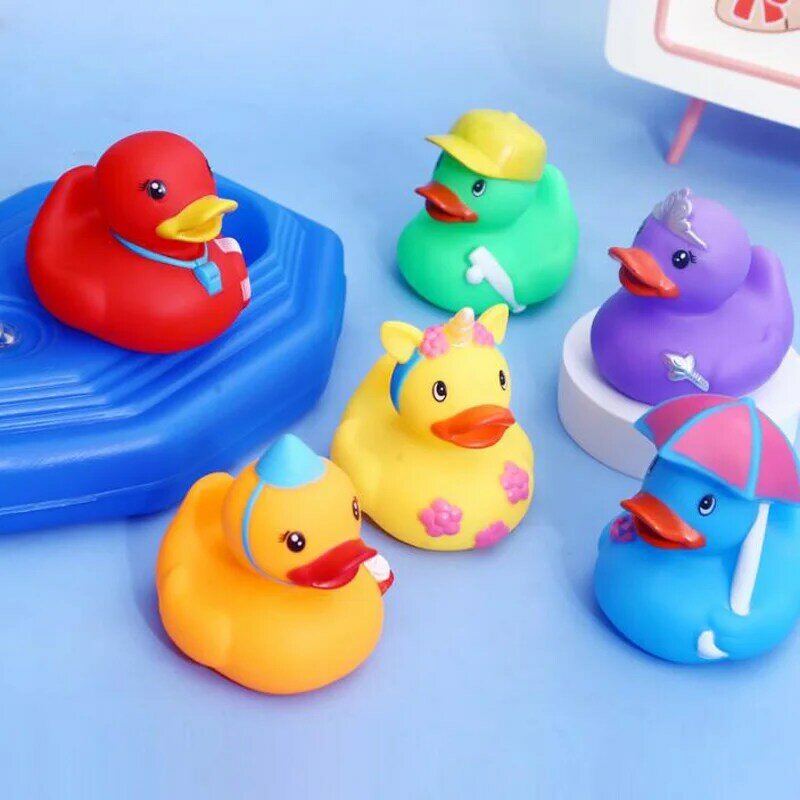Rubber Duckies Brinquedo do banho para crianças, Criatividade, Rubber Duck, Presentes de aniversário, Baby Showers, Summer Beach and Pool Activity