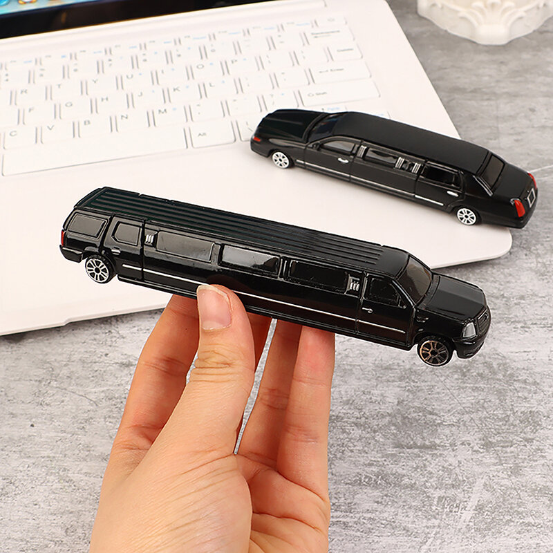 Diecast mainan logam Model kendaraan melar Lincoln manikut mobil edukasi mewah koleksi hadiah pintu anak dapat dibuka