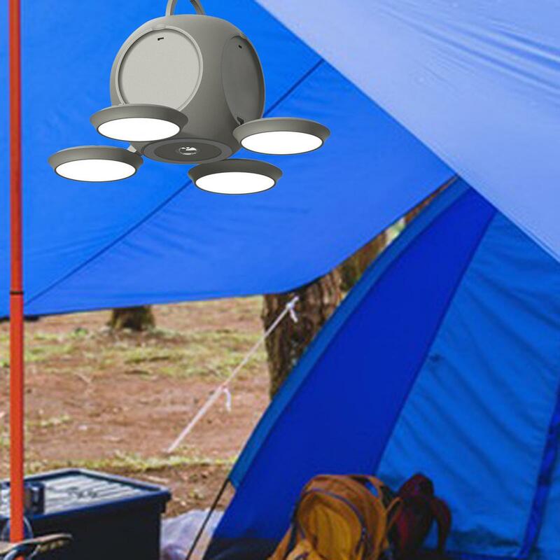 Lanterne de camping USB à LED, éclairage de recherche d'urgence pour la survie, le voyage, le pique-nique