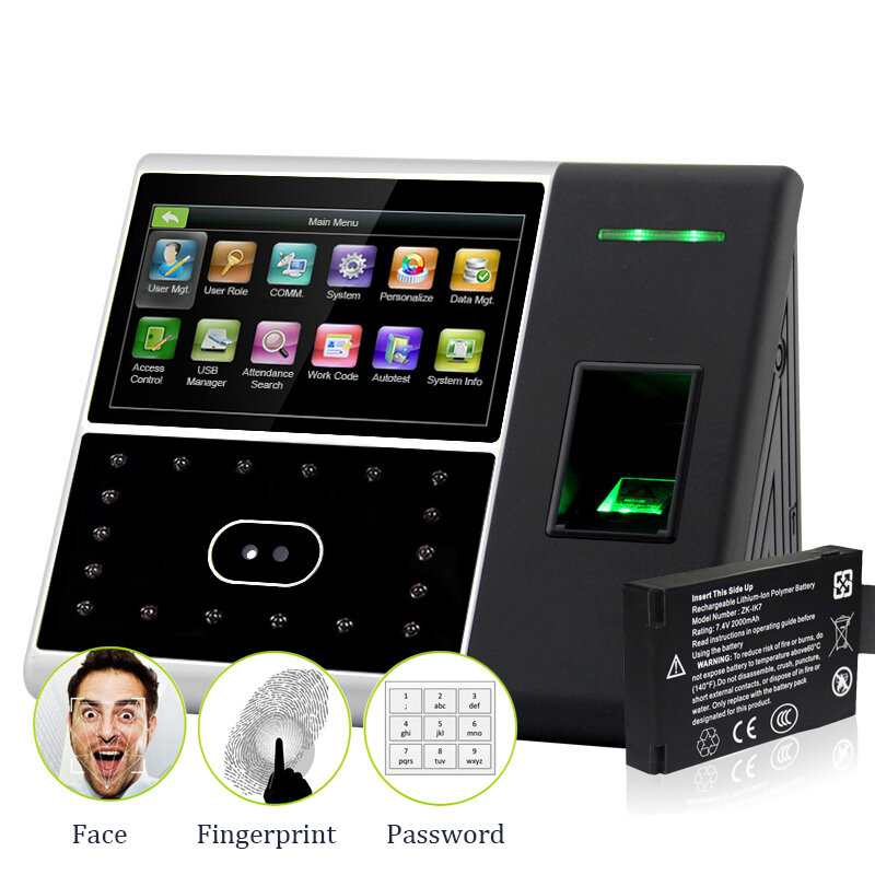Биометрическая система контроля доступа к лицу iFace302, электронный USB-сканер отпечатков пальцев