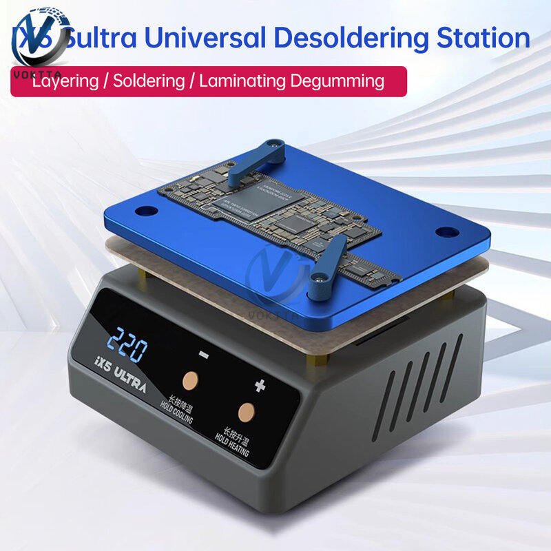 Plataforma de precalentamiento Ultra Universal IX5, placa base de teléfono móvil, eliminación de pegamento de unión en capas, herramientas de calentador de reparación de matriz de puntos