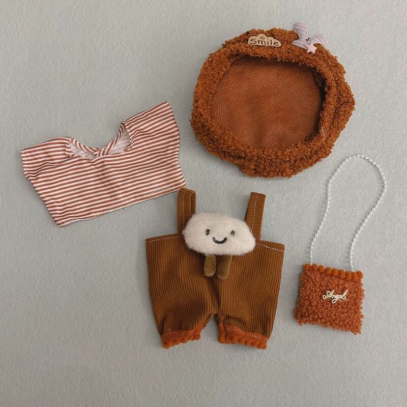 With Cartoon Headband Accessories Doll Lovely Clothes Cute 10 Styles Doll Skirt Plush Dolls Clothes