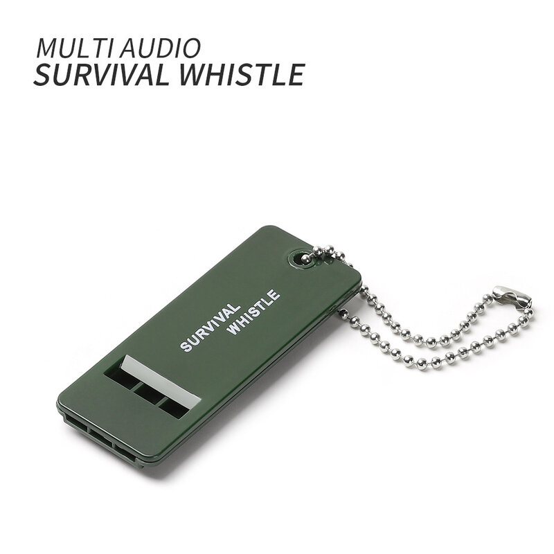Emergency Whistle Keychain Mini Premium Safety Rescuing Survival Whistle Survival Equipment for Outdoor Hiking Camping
