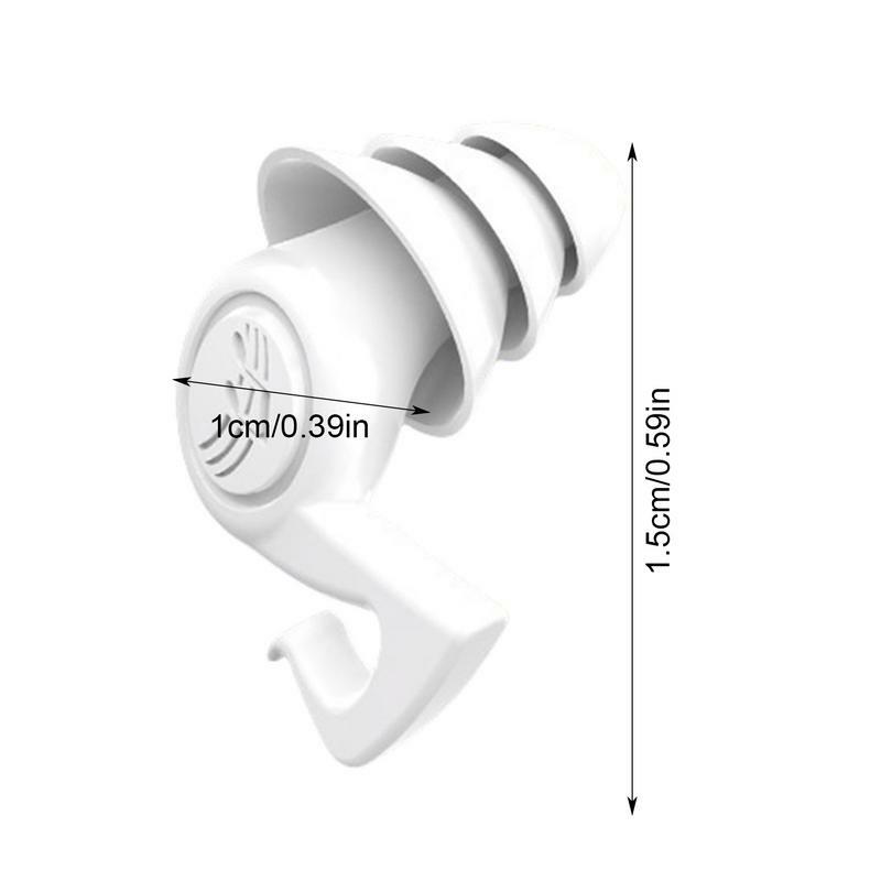 Ohr stöpsel 3-lagiger Gehörschutz wieder verwendbare Silikon-Ohr stöpsel effektive wasch bare Ohr stöpsel Super weiche Ohr stöpsel mit hohem Dezibel