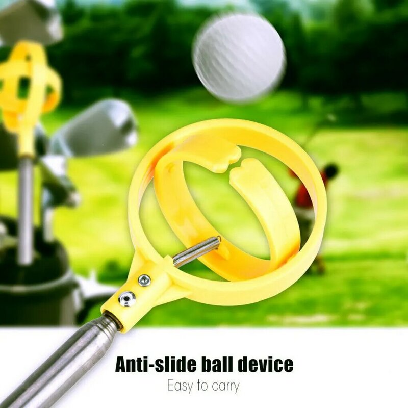 Golf Ball Pick Up Gereedschap Telescopische Golfbal Retriever Teruggetrokken Automatische Vergrendeling Scoop Picker