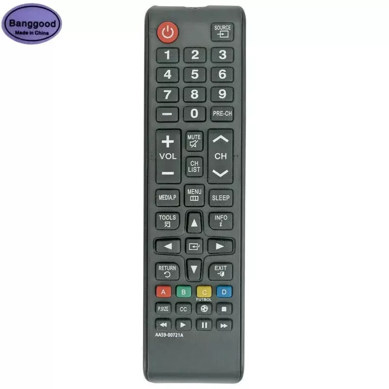 Tv controle remoto aa59-00721a para samsung tv hd inteligente t24c350 t24c730 lt22c350nd t24c550nd tv