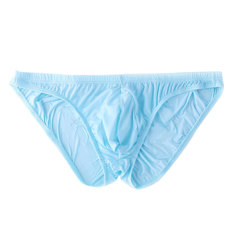 กางเกงในไร้รอยต่อผ้าไอซ์ซิลค์ระบายอากาศได้ดีกางเกงในบางเฉียบเซ็กซี่กางเกงในยืดหยุ่นกางเกงขาสั้นก้น