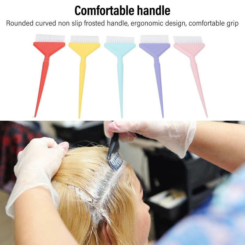 Ergonomic Hair Dye Brush: Frosted Handle, For Salon Quality Coloring