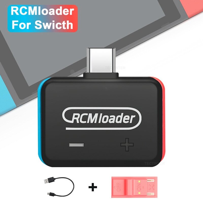 V5ตัวโหลด RCM + คลิปหนีบ RCM, เครื่องมือจิ๊กเหมาะสำหรับคอนโซล nintend SWITCH NS พร้อมสาย USB ที่สร้างขึ้นในตัวอุปกรณ์เสริมชิ้นส่วนโปรแกรมการฉีด