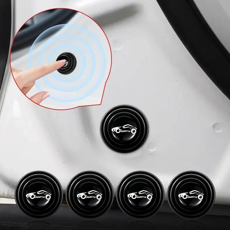 Противоударная амортизирующая силиконовая прокладка для автомобильной двери Звукоизоляционная буферная наклейка для Hyundai I20 I30 IONIQ автомобильные аксессуары