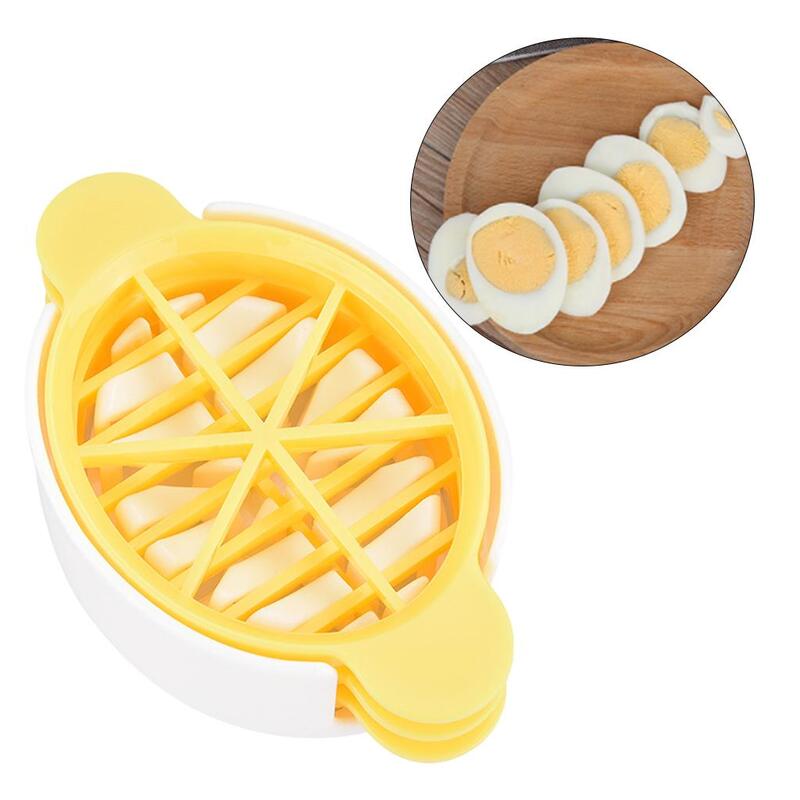 Wielofunkcyjne owalne krojenie do jaj trwałe plastikowe akcesoria do krojenia żywności do gotowania w restauracji