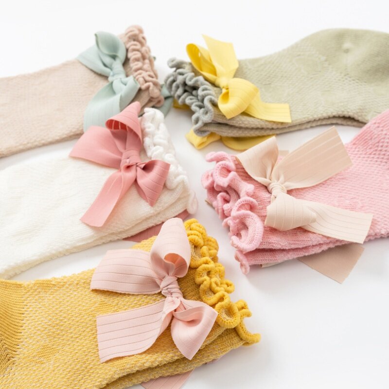 Calcetines de princesa antideslizantes para niñas, medias transpirables para el hogar, malla de verano, 1 a 5 años