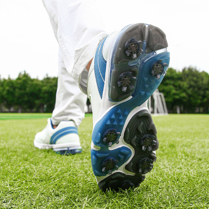 Zapatos de Golf profesionales para hombre, zapatillas antideslizantes para golfistas, Calzado cómodo para caminar