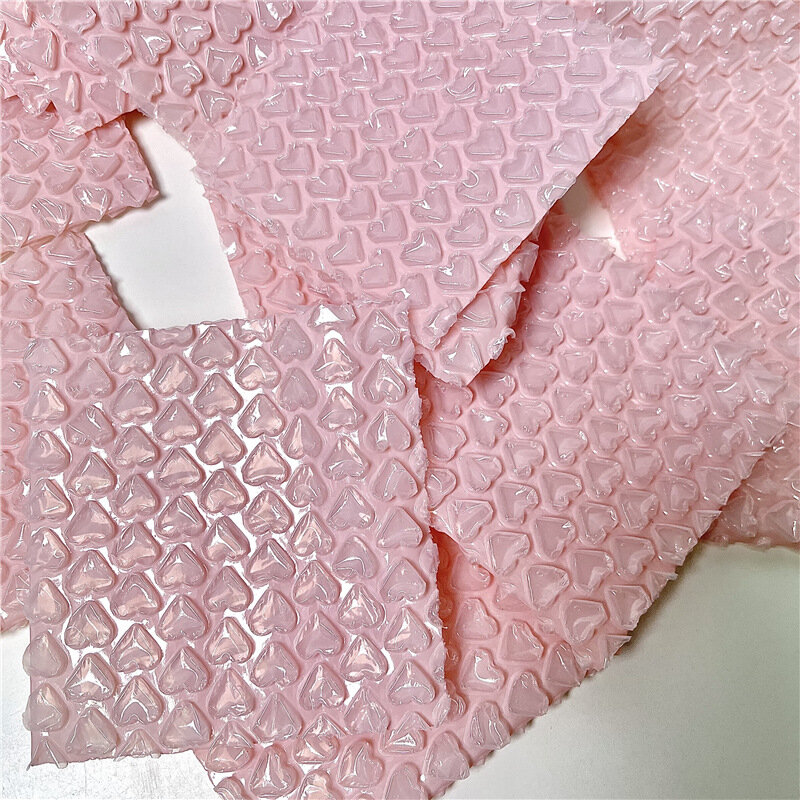 10 pezzi Pink Love Bubble Mailer sacchetti di imballaggio autosigillanti forniture per piccole imprese buste imbottite buste a bolle sacchetti postali