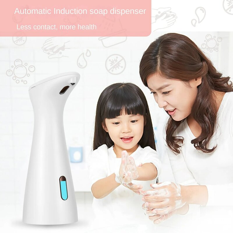 Automatic Sensing Intelligent Liquid Soap Dispenser, lavagem à mão, suprimentos de cozinha, acessórios de banheiro doméstico, 200ml